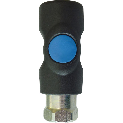 Raccord industriel rapide TOPQUIK S1, Composite en polyester/Acier inoxydable, 1/4", NPT femelle, 174 PSI D. Morneault & Fils