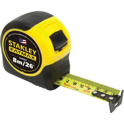 FATMAX&reg; Tape Measure, 1-1/4" x 26'/8 m, Imperial & Metric Graduations D. Morneault & Fils
