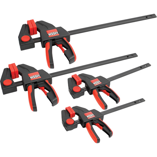 4-Piece Medium & Large Trigger Clamps Set, 12" (304.8 mm)/6" (152.4 mm) D. Morneault & Fils