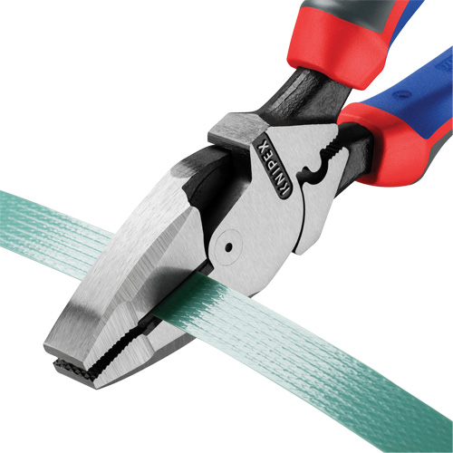 High Leverage Lineman's Pliers New England with Fish Tape Puller, Crimper & KNIPEXTEND Handle D. Morneault & Fils