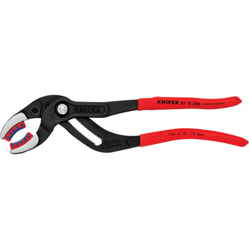 Pipe Gripping Pliers with Replaceable Plastic Jaws, 10" D. Morneault & Fils