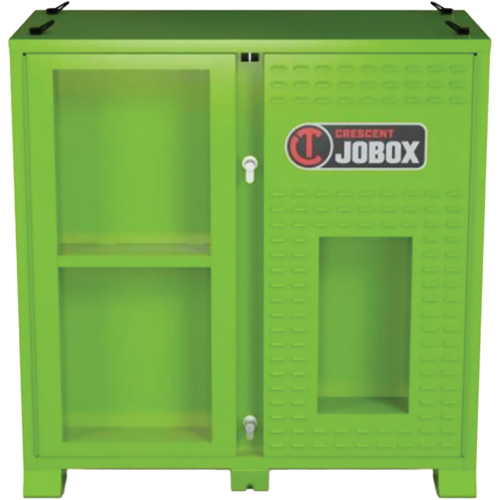 Ventilated Onsite PPE Storage Cabinet, Steel, High-Visibility Lime Green D. Morneault & Fils