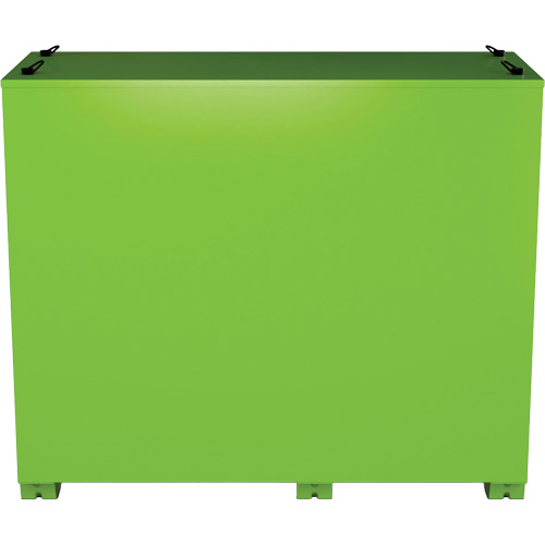 Armoire de rangement d'&eacute;PI sur place, Acier, Vert lime haute visibilit&eacute; D. Morneault & Fils