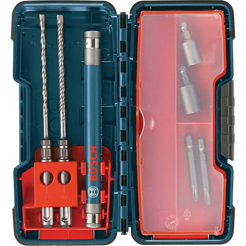 SDS-plus&reg; Bulldog Anchor Drive Installation Set, 7 Pieces, Carbide D. Morneault & Fils