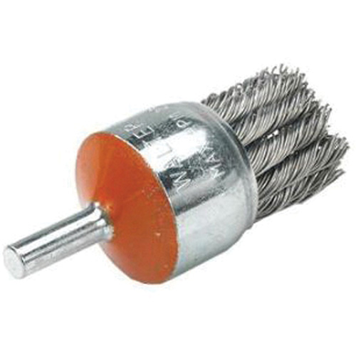 Brosse mont&eacute;e &agrave; fils nou&eacute;s, 1-1/8" dia., dia. Des fils 0,02", Tige 1/4" D. Morneault & Fils