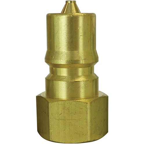 Bouchon pour raccord hydraulique rapide, 3/4" dia., Laiton D. Morneault & Fils
