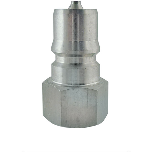 Hydraulic Quick Coupler - Plug, Stainless Steel, 1/2" Dia. D. Morneault & Fils
