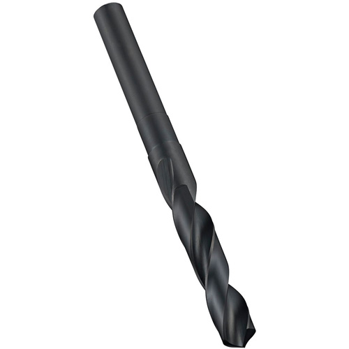 Reduced Parallel Shank Drill Bit, High Speed Steel, 21/32", 6" L, 3-1/8" Flute, 118° Point Angle D. Morneault & Fils