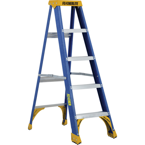 Industrial Duty Stepladders (6300 Series), 5', Fibreglass, 250 lbs. Capacity, Type 1 D. Morneault & Fils
