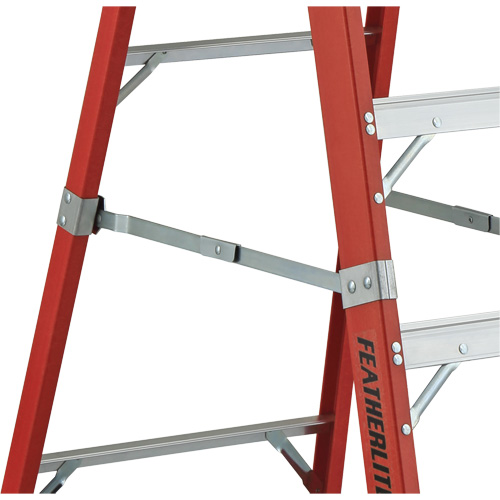 Industrial Extra Heavy-Duty Platform Stepladder (6500 AA Series), 8', 375 lbs. Cap. D. Morneault & Fils