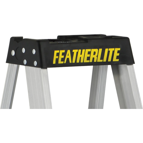 3400 Series Industrial Extra Heavy-Duty Step Ladder, 6', Aluminum, 300 lbs. Capacity, Type 1A D. Morneault & Fils