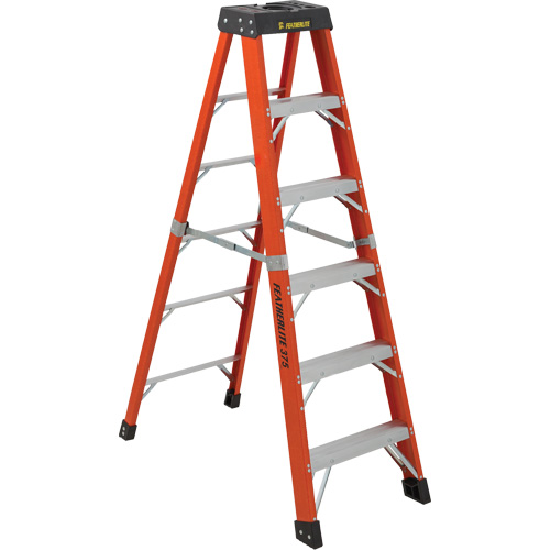 Industrial Extra Heavy-Duty Stepladders (6800 AA Series), 6', Fibreglass, 375 lbs. Capacity, Type 1AA D. Morneault & Fils