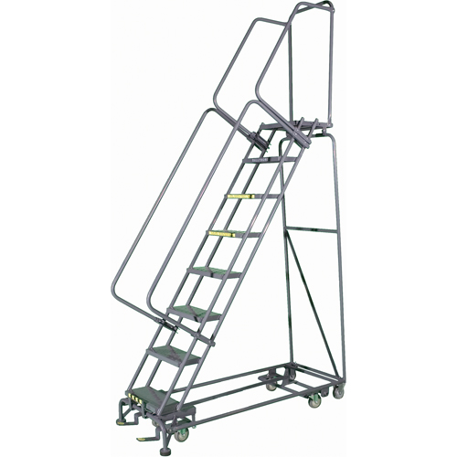 &eacute;chelles multidirectionelles, 9 marches, Largeur de la marche 24", Hauteur de la plateforme 90", Acier D. Morneault & Fils