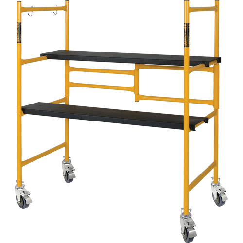 Ensemble de petit &eacute;chafaudage de base de 4' Jobsite Series, Cadre Acier, 41" p x 45-3/4" h D. Morneault & Fils