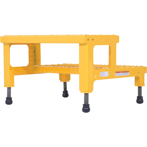 Plate-forme ajustable Step-Mate, 2 marche(s), 23-13/16" la x 22-7/8" lo x 15-1/4" h, Capacit&eacute; 500 lb D. Morneault & Fils