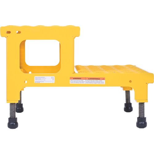 Plate-forme ajustable Step-Mate, 2 marche(s), 23-13/16" la x 22-7/8" lo x 15-1/4" h, Capacit&eacute; 500 lb D. Morneault & Fils