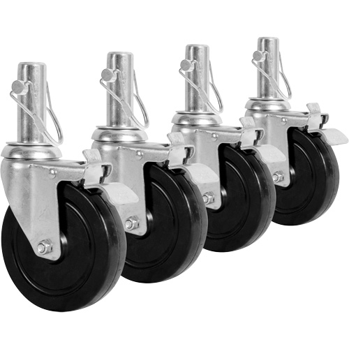 Set of Casters for Scaffolding D. Morneault & Fils