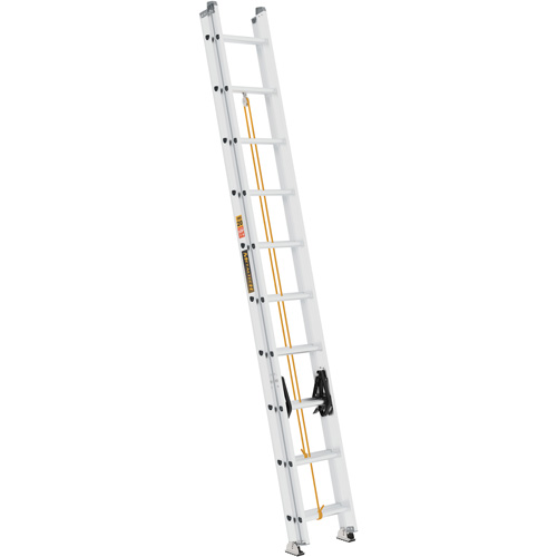 Jobsite Series Extension Ladder, 225 lbs. Cap., 20' H, Grade 2 D. Morneault & Fils