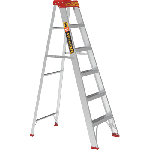 Step Ladder, 6', Aluminum, 200 lbs. Capacity, Type 3 D. Morneault & Fils