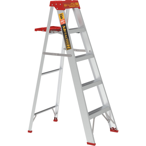 Step Ladder with Paint Tray, 5', Aluminum, 200 lbs. Capacity, Type 3 D. Morneault & Fils