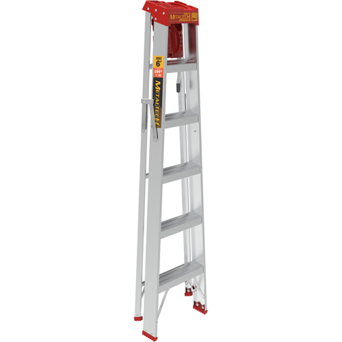 Step Ladder with Paint Tray, 6', Aluminum, 200 lbs. Capacity, Type 3 D. Morneault & Fils