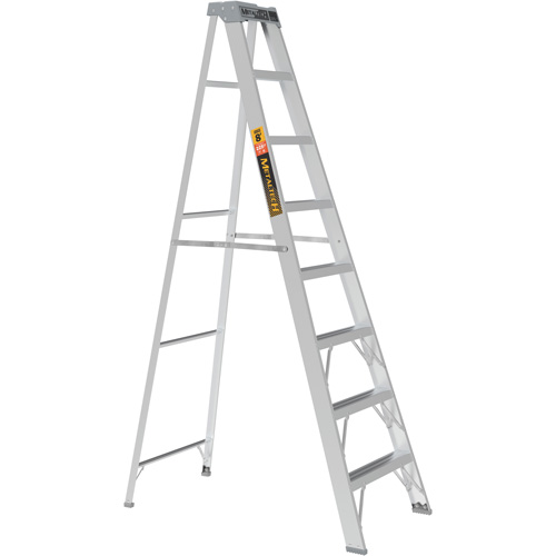 Step Ladder, 8', Aluminum, 225 lbs. Capacity, Type 2 D. Morneault & Fils