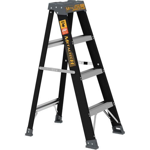 Step Ladder, 4', Fibreglass, 250 lbs. Capacity, Type 1 D. Morneault & Fils