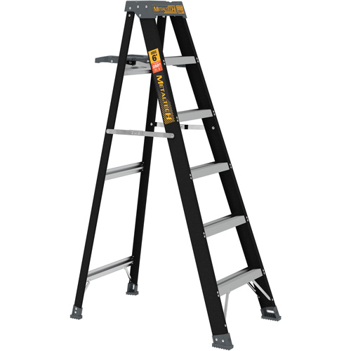 Step Ladder with Paint Tray, 6', Fibreglass, 250 lbs. Capacity, Type 1 D. Morneault & Fils