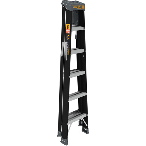 Step Ladder with Paint Tray, 6', Fibreglass, 250 lbs. Capacity, Type 1 D. Morneault & Fils
