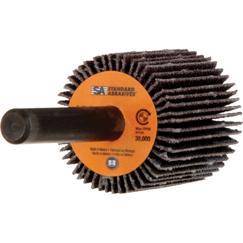 Standard Abrasives Flap Wheel, Aluminum Oxide, 120 Grit, 1" x 1" x 1/4" D. Morneault & Fils