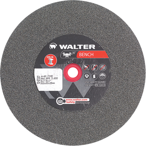 Bench Grinding Wheels, 8" x 7/8", 1" Arbor, 1 D. Morneault & Fils