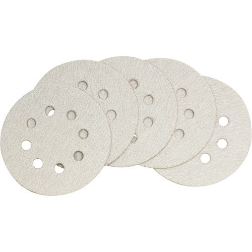 Random Orbit Sander Abrasive Sandpaper - 5-Pack, 5" Dia., 60 Grit D. Morneault & Fils