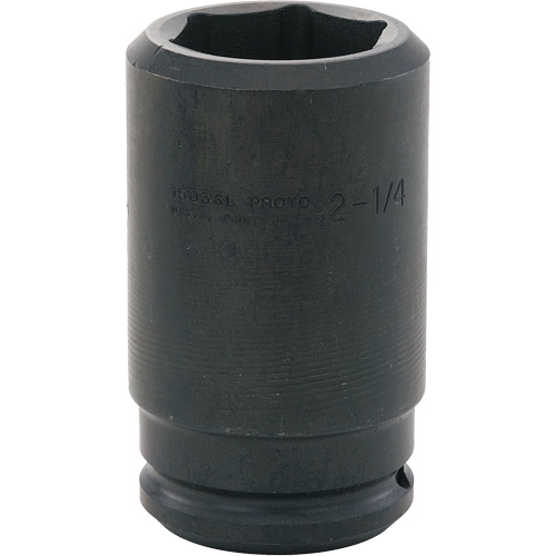 Socket, Impact, 2-1/4", 1-1/2" Drive, 6 Points, Deep D. Morneault & Fils