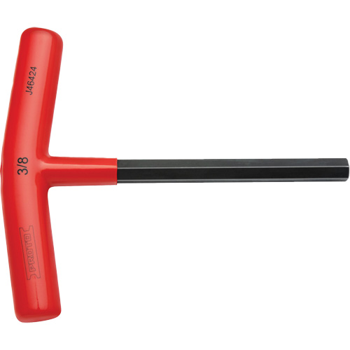 Hex Key, Hex End, 3/8" x 6" L, T Handle D. Morneault & Fils