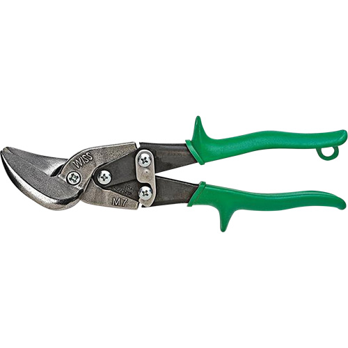 Metalmaster&reg; Offset Snips, 1-1/4" Cut Length, Straight/Right Cut D. Morneault & Fils
