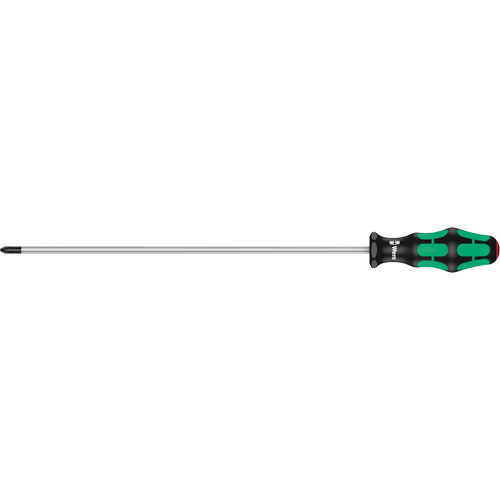 Phillips Screwdriver, #2, 16" L, Plastic Handle D. Morneault & Fils