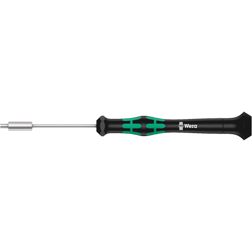 Micro-tournevis pour embouts, 2,0 mm prise, 6-3/16" lo, Non magn&eacute;tique D. Morneault & Fils
