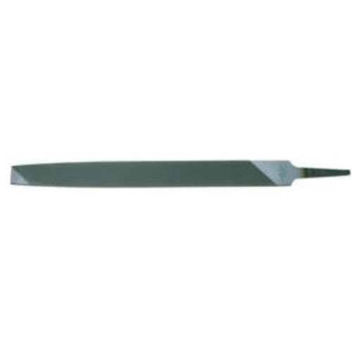 Long Angle Lathe File, Flat, 10", Bastard D. Morneault & Fils