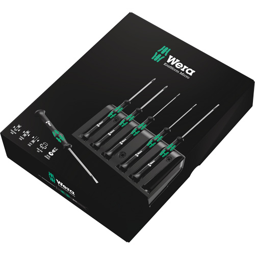 Micro Series Screwdriver Set with Rack, 6 Pcs. D. Morneault & Fils