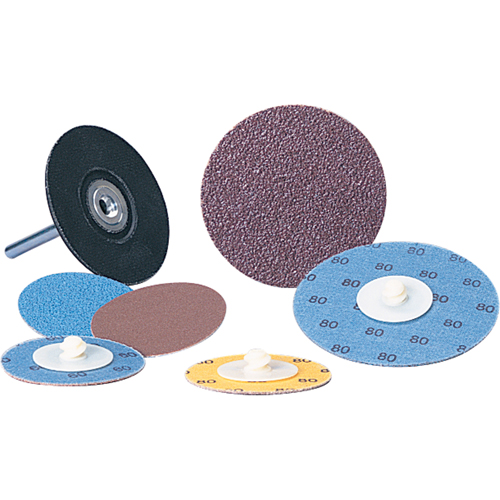Disque &agrave; changement rapide Standard Abrasives, 2" dia., Grain 36, Oxyde d'aluminium D. Morneault & Fils