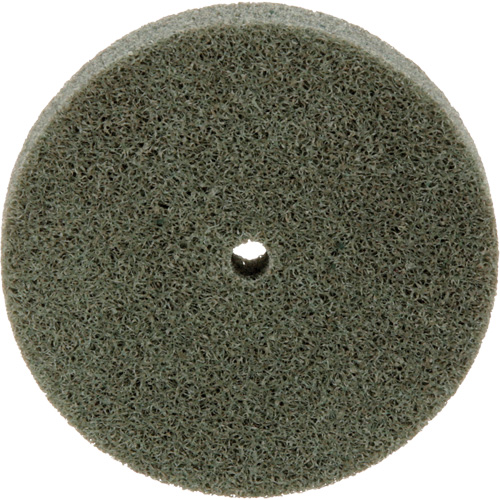 Meule homog&egrave;ne &agrave; faible densit&eacute; de s&eacute;rie 500 Standard Abrasives, 3" x 1/2", Arbre de 1/4", Grain de Moyen, Oxyde d'aluminium D. Morneault & Fils