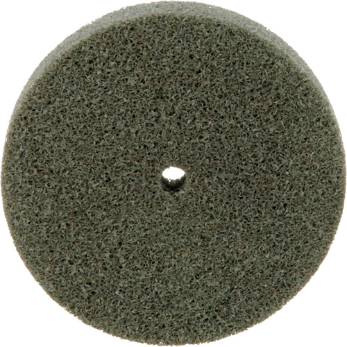Meule homog&egrave;ne &agrave; faible densit&eacute; de s&eacute;rie 500 Standard Abrasives, 3" x 1/2", Arbre de 1/4", Grain de Moyen, Oxyde d'aluminium D. Morneault & Fils