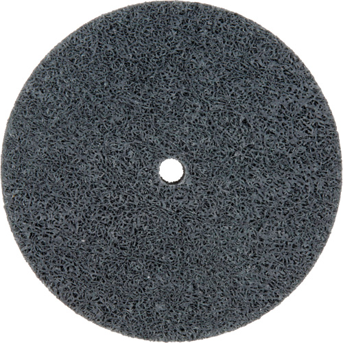 Meule homog&egrave;ne &agrave; faible densit&eacute; de s&eacute;rie 500 Standard Abrasives, 3" x 1/2", Arbre de 1/4", Grain de Fin, Carbure de silicium D. Morneault & Fils