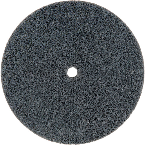 Meule homog&egrave;ne &agrave; faible densit&eacute; de s&eacute;rie 500 Standard Abrasives, 3" x 1/2", Arbre de 1/4", Grain de Fin, Carbure de silicium D. Morneault & Fils