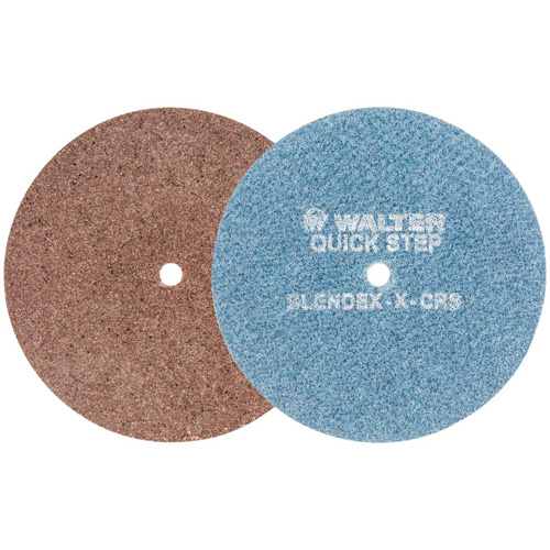 Disque de pr&eacute;paration de surface QUICK-STEP BLENDEX, 6" dia., Grain Extra grossier, Oxyde d'aluminium D. Morneault & Fils