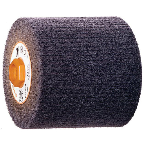 Tambour de conditionnement de surface Blendex, 4-1/2" dia. x 4" la, 5/8"-11 Arbre, Grain HG D. Morneault & Fils