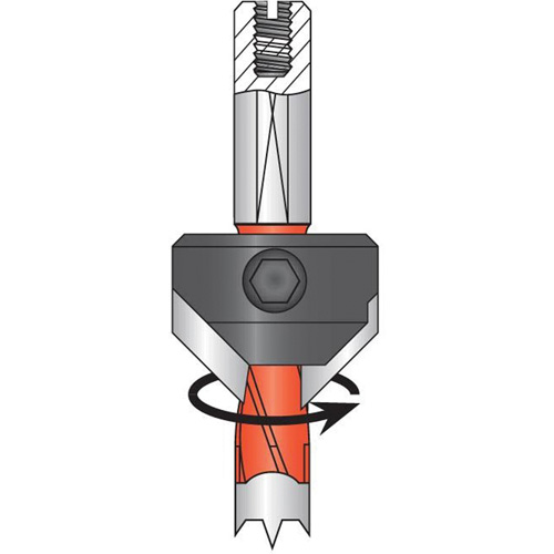 Countersinks, 16 mm, Carbide D. Morneault & Fils