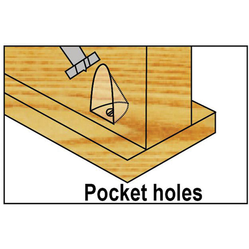 Trousses de m&egrave;ches Forstner Bormax dans un boîtier en bois, 5 morceaux, Acier &agrave; haute teneur en carbone D. Morneault & Fils