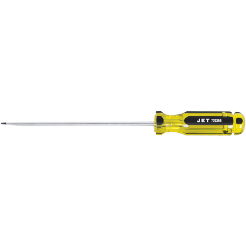 SDS-6R Slot Jumbo Handle Screwdriver, 3/16" Tip, Round, Plastic Handle D. Morneault & Fils