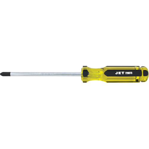 Phillips Jumbo Handle Screwdriver, #3, 6" L, Plastic/Steel/Aluminium/Wood/Cushion Grip/Magnetic/ESD-Safe Handle D. Morneault & Fils